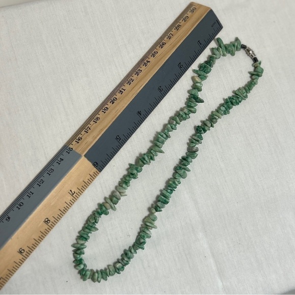 Retro Turquoise Tone Mini Nugget Necklace Source Unknown - Picture 7 of 7